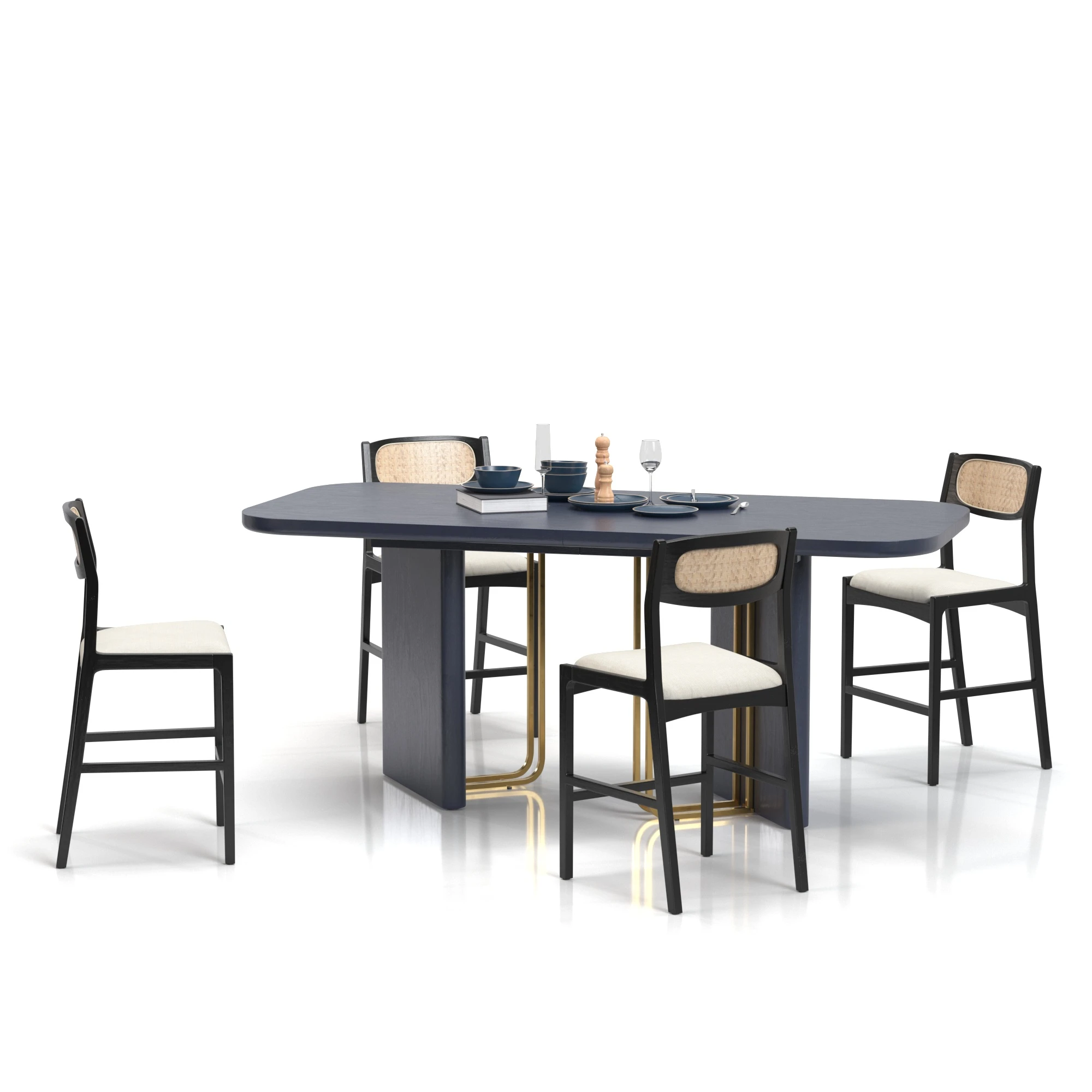 Dining Set 11 3D Model_03